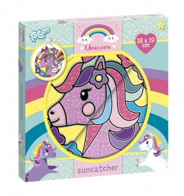 Творчески комплект Totum - Еднорог, Ловец на слънце, Декорация за прозорец