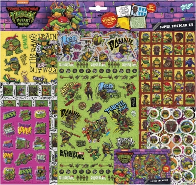Комплект супер стикери Totum - Костенурките нинджа, 10 части
