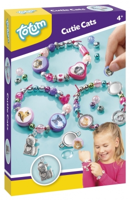 Творчески комплект Totum - Направи си сам гривни с котета