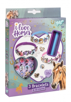 Творчески комплект Totum - I Love Horses, Направи сам гривни