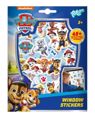 Творчески комплект Paw Patrol - Стикери за стъкло