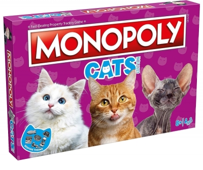 Настолна игра Winning Moves - Monopoly, Котки