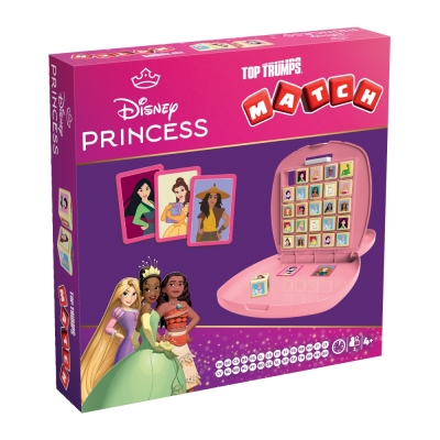 Настолна игра Winning Moves - Top Trumps Match, Disney Princess
