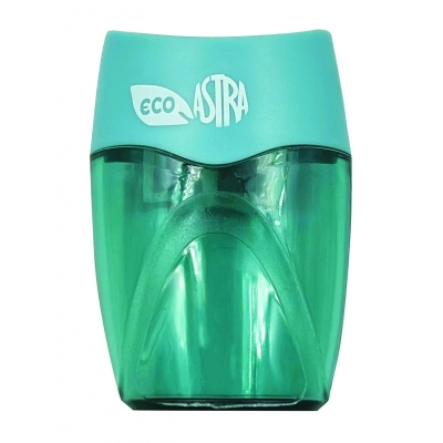 Острилка Astra - Eco, С 2 отвора, Зелена