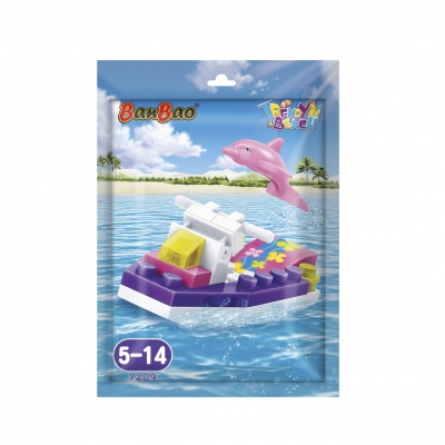 Мини конструктор BanBao - Моторница, 23 части