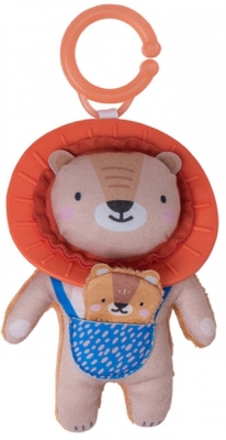 Мека бебешка дрънкалка Taf Toys - Лъвче