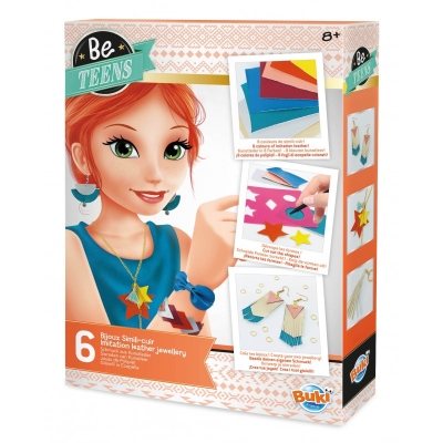 Творчески комплект Buki France - Направи си сам бижута от изкуствена кожа