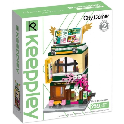 Конструктор Qman - Keeppley, Книжарница, 259 части