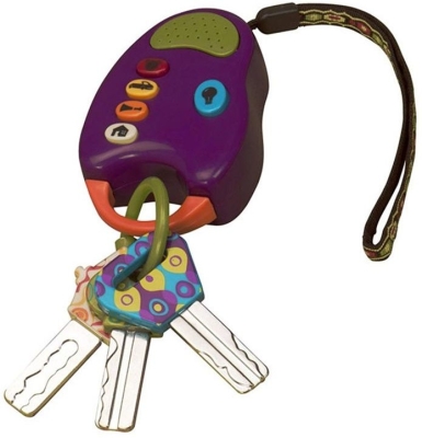 Детска играчка Battat - Ключове със звук и светлина