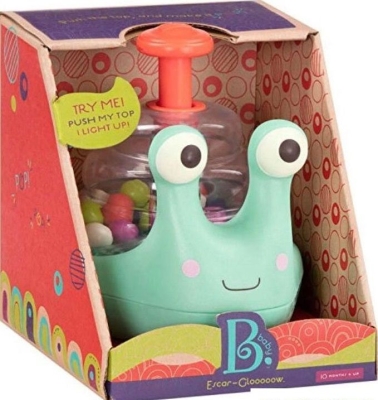 Детска играчка Battat - Светещ пумпал, Охлюв
