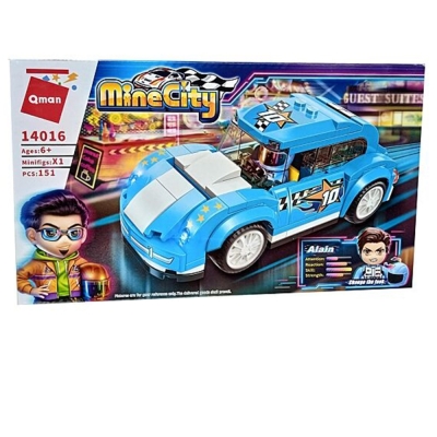 Конструктор Qman - MineCity, Автомобил Fairy BTL-20, 151 части