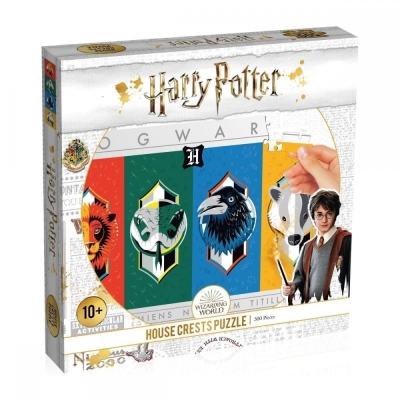 Пъзел Winning Moves - Harry Potter, Hogwarts Houses, 500 части