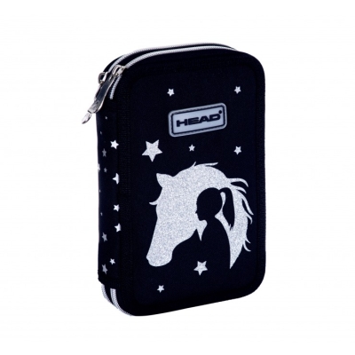 Ученически несесер Head - Сребърна мечта, 2 ципа