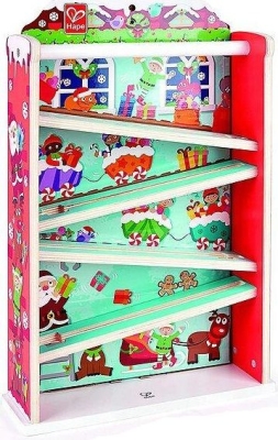 Дървен коледен календар Hape - Увеселителен парк