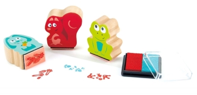 Комплект печати Hape - Стъпчици, 3 броя