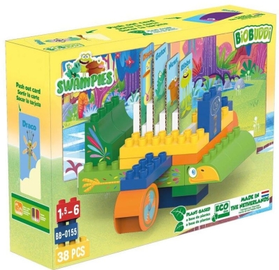 Конструктор BioBuddi - Swampies, Самолет, 38 части