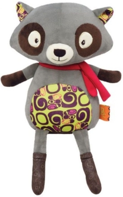 Мека играчка Battat - Говорещ енот, 33 cm