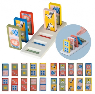 Образователна игра Taf Toys - Моето първо Домино, Рали