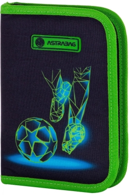 Ученически несесер с пособия Astra - Футбол, С 1 цип