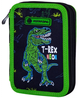 Ученически несесер с пособия Astra - T-Rex, Neon