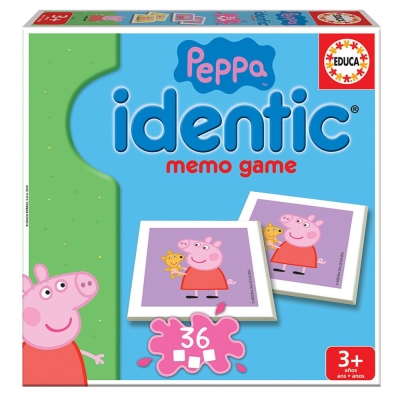 Настолна игра Educa - Peppa Pig, Идентични двойки