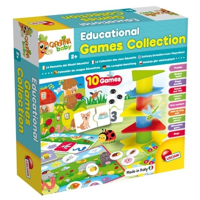 Образователен комплект 10 в 1 Lisciani - Игри и пъзели