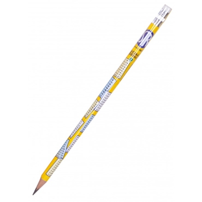 Молив с гума Astra - HB, С таблица за умножение