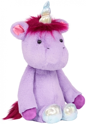 Плюшена играчка Battat - Еднорог, 30 cm, Лилав