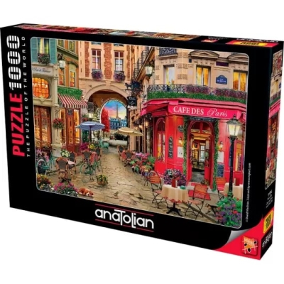 Пъзел Anatolian - Кафе в Париж, 1000 части