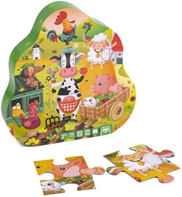Детски пъзел Eurekakids - Ферма, 20 части
