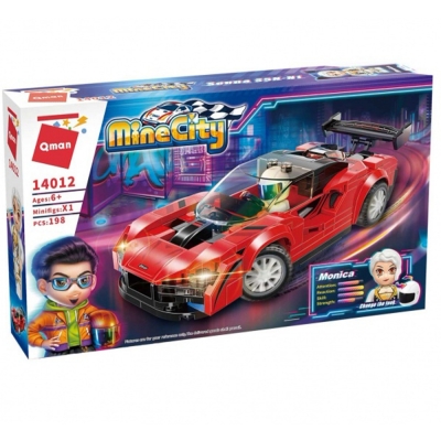 Конструктор Qman - MineCity, Автомобил, Senna S5N-N1, 198 части