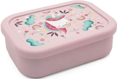 Силиконова кутия за храна Sassi - Еднорог