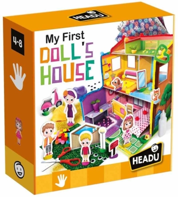 Творчески комплект Headu - Моята първа куклена къща