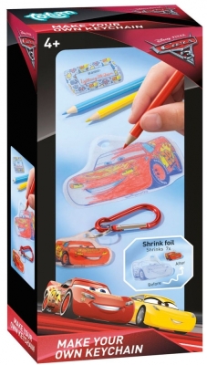 Творчески комплект Totum - Cars 3, Направи си сам, Ключодържатели