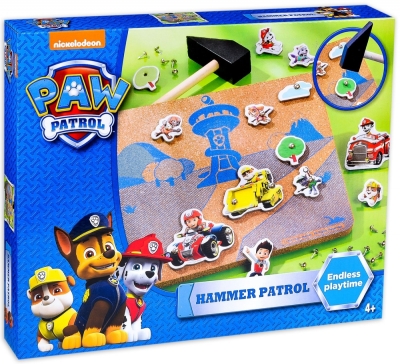 Дърводелски комплект Totum - Paw Patrol, Декорирай сам, Патрулни коли
