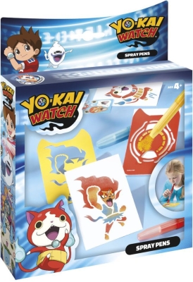 Творчески комплект Totum - Yo-Kai Watch, Декорирай сам със спрей писалки