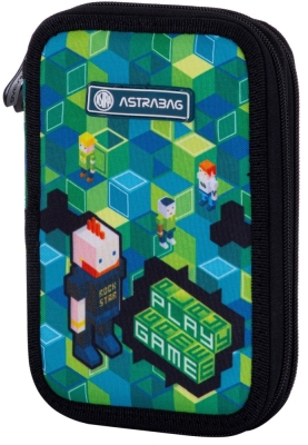 Ученически несесер Astra - Play Game, 2 ципа