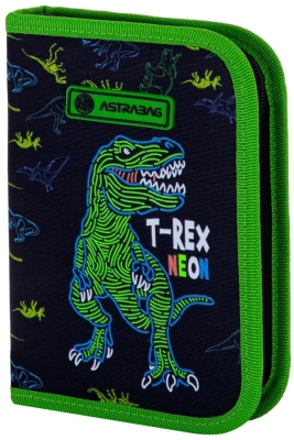 Ученически несесер Astra - T-Rex, Neon