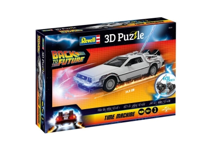 3D пъзел Revell - Машина на времето, Back To The Future, 157 части
