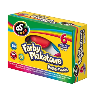 Темперни бои Astra - 6 цвята, 20 ml