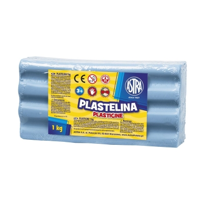 Пластилин Astra - Светлосин, 1 кg