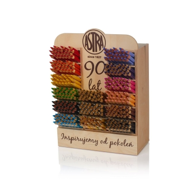 Цветни моливи Astra - С поставка, 360 броя