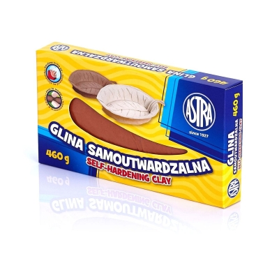 Самовтвърдяваща се глина Astra - Кафява, 460 g