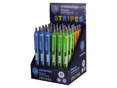 Автоматична писалка Astra - Pen Stripes, Асортимент