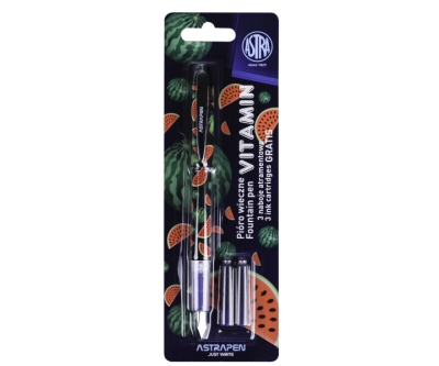 Писалка Astra - Витамин, С 3 пълнителя