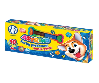 Темперни бои Astra - Astrino, 10 цвята, 20 ml