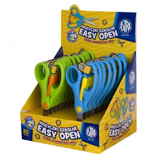 Ученическа ножица Astra - Easy open, 13 cm