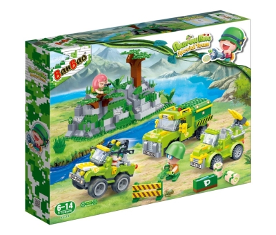 Конструктор BanBao - Пол Пол Бинг, Тренировъчен лагер, 666 части