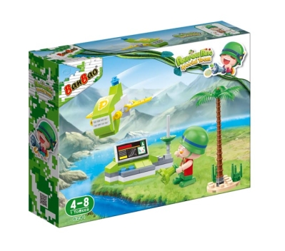 Конструктор BanBao - Пол Пол Бинг, Въртолет, 59 части