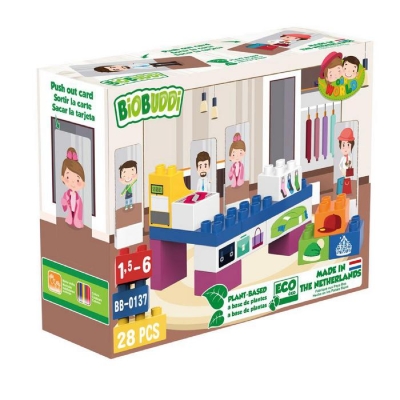 Конструктор BioBuddi - Моден магазин, 28 части